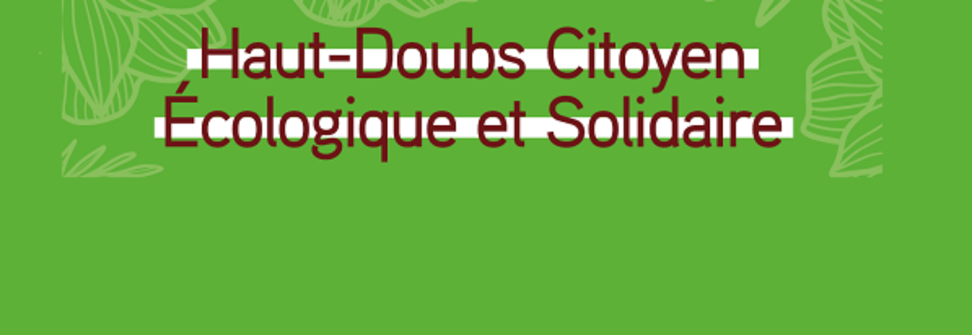 Haut-Doubs Citoyen Ecologique et Solidaire